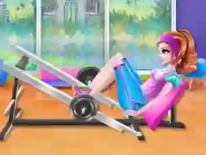 Játék Princesses: fitness against fat online