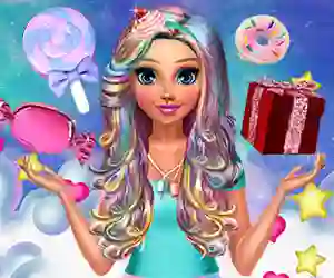 Játék Katie's Candy Look online