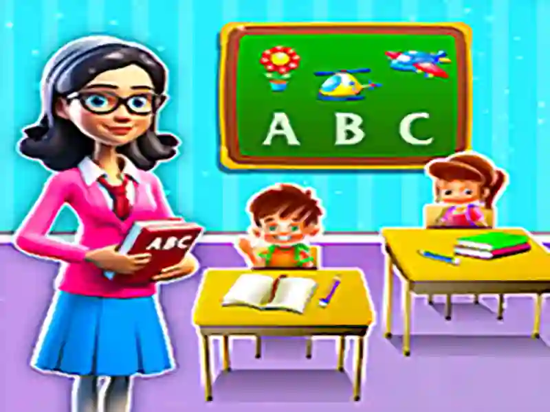 Játék Kindergarten School Teacher online