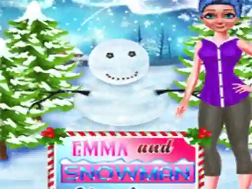 Játék Emma and Snowman Christmas online