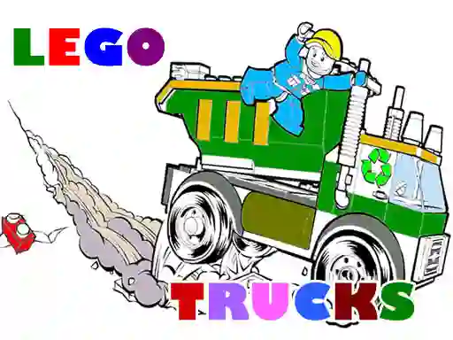 Játék Lego Trucks Coloring online