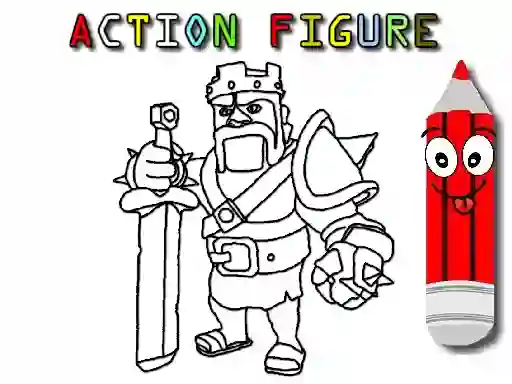 Játék Back To School: Action Figure Coloring online