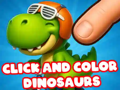 Játék Click And Colors Dinosaurs online
