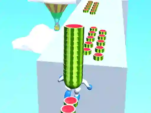Játék Watermelon Run 3d online