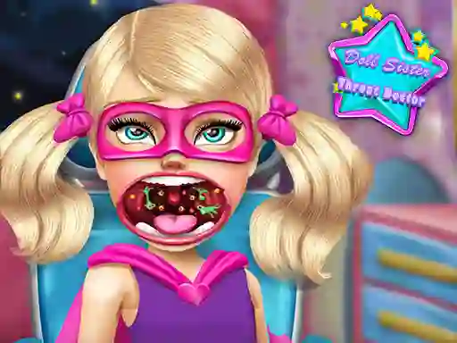 Játék Doll Sister Throat Doctor online