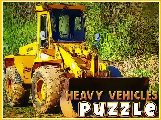 Játék Heavy Vehicles Puzzle online