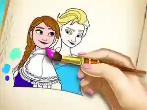 Játék Ice Kingdom Coloring Book online