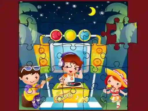 Játék Cute Little Kids Jigsaw online