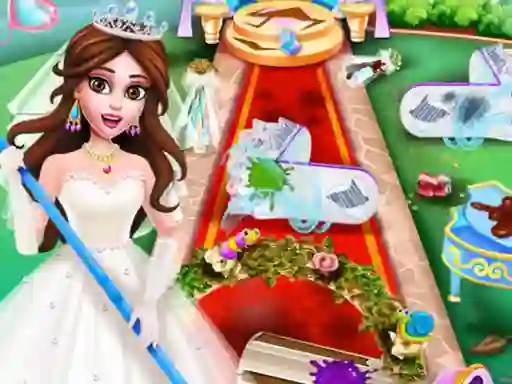 Játék Princess Wedding Cleaning online