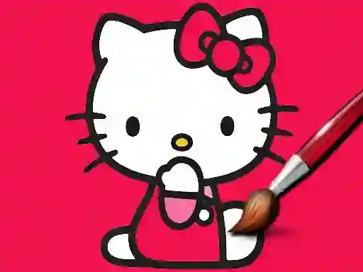Játék Easy Coloring Kitty online