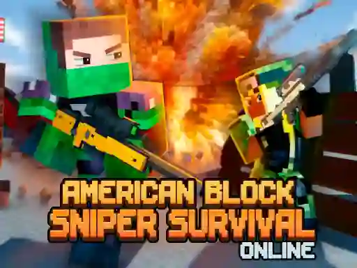 Játék American Block Sniper Survival Online online