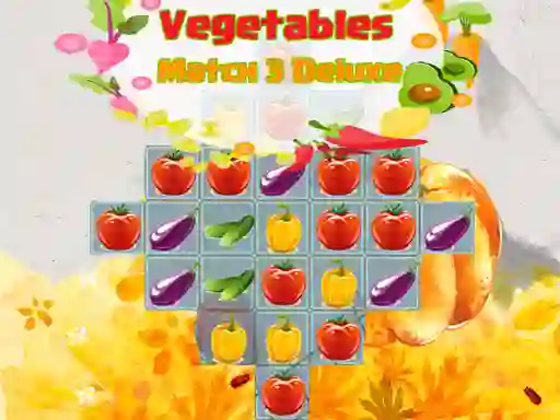 Játék Vegetables Match 3 Deluxe online
