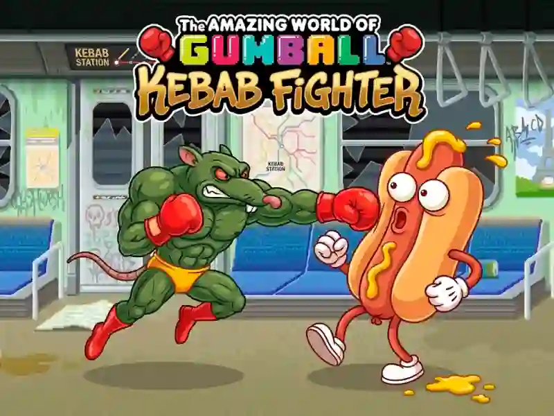 Játék The Amazing World of Gumball Kebab Fighter online