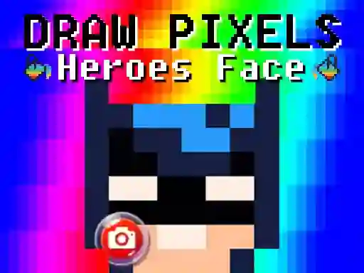 Játék Draw Pixels Heroes Face online