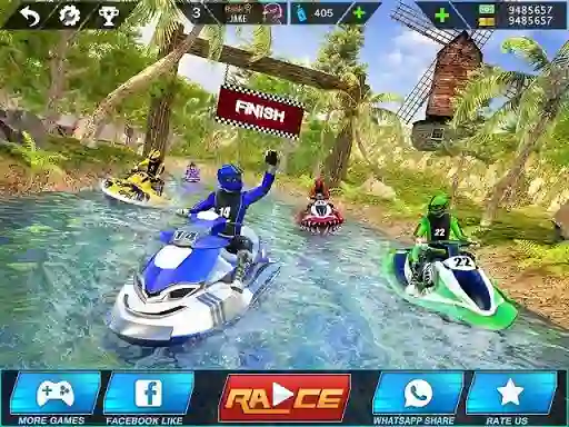 Játék Extreme Power Boat Water Racing online