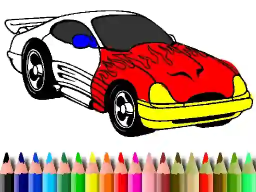 Játék Back To School: Muscle Car Coloring online