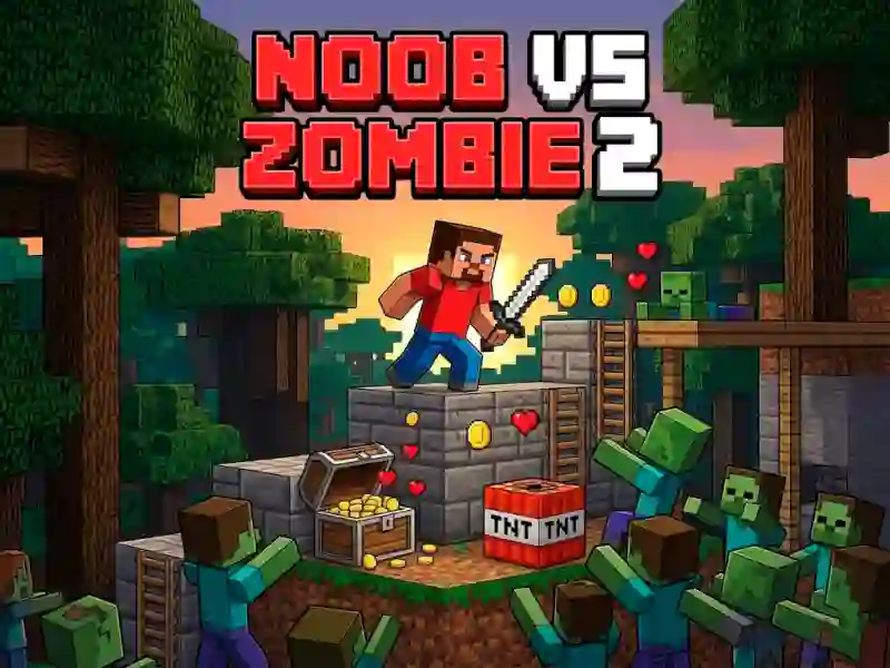 Játék Noob vs Zombie 2 online
