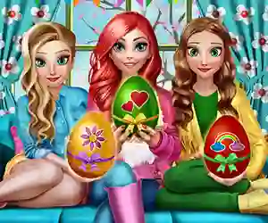 Játék Princesses Easter Fun online