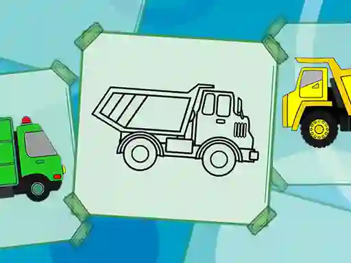 Játék Truck Coloring Book online