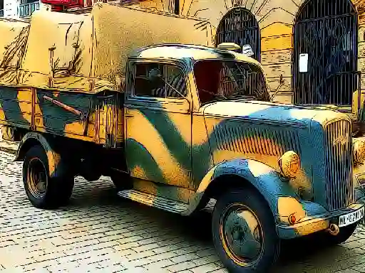 Játék Army Trucks Jigsaw online