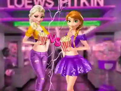 Játék Ellie and Annie Movie Night online