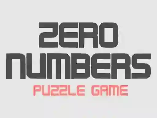 Játék Zero Numbers Puzzle Game online