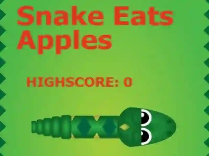 Játék Snake Eats Apples online