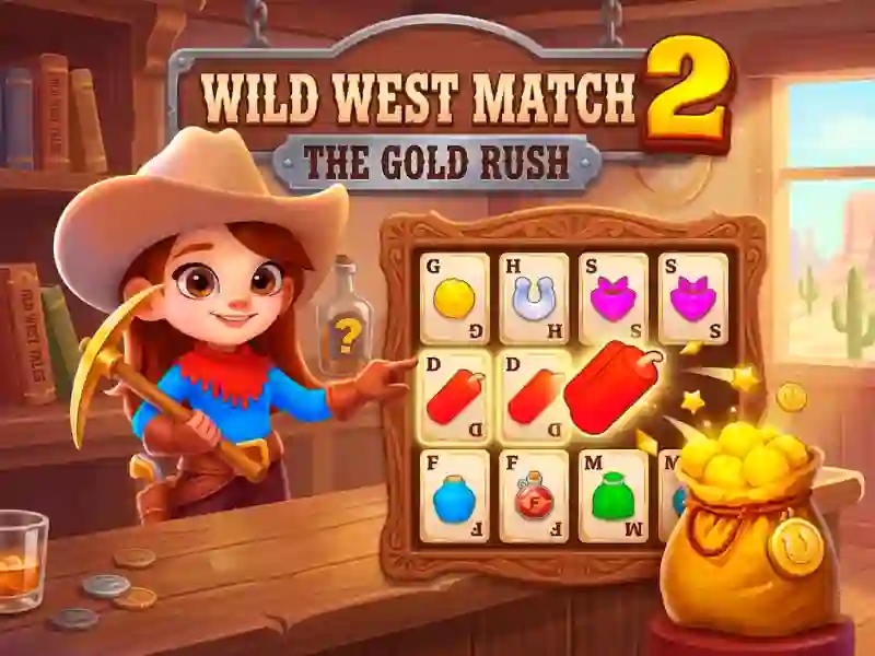 Játék Wild West Match 2: The Gold Rush online