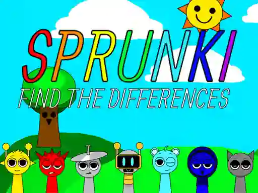 Játék Sprunki Find The Differences online