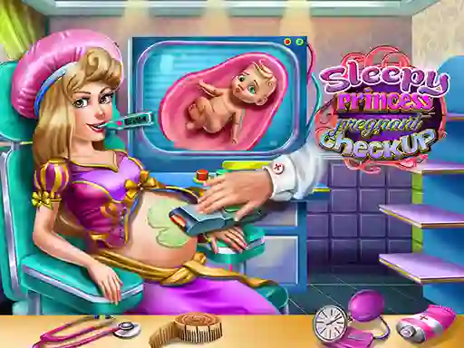 Játék Sleepy Princess Pregnant Check Up online