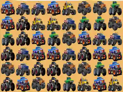Játék Monsters Trucks Match 3 online