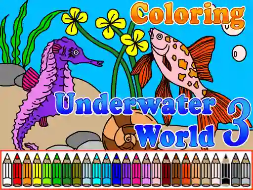 Játék Сoloring Underwater World 3 online