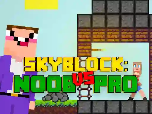 Játék Noob vs Pro Skyblock online