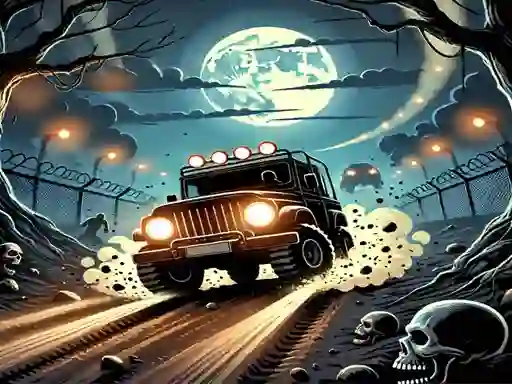 Játék Racing Car Destroying Zombie online
