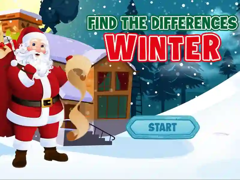 Játék Find The Differences Winter online