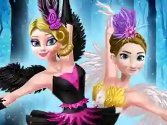 Játék Ellie and Annie Black Swan and White Swan online