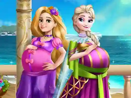 Játék Palace Princesses Pregnant BFFS online