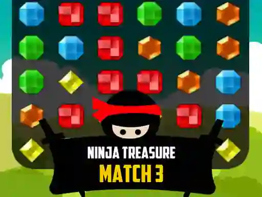 Játék Ninja Treasure Match 3 online
