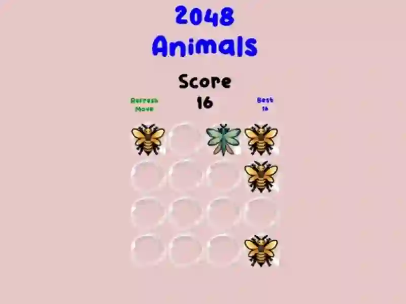 Játék 2048 Animals online