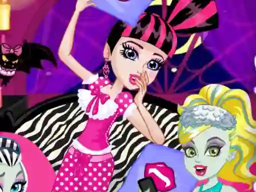 Játék Monster Slumber Party Funny Faces online