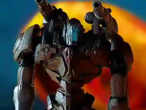 Játék Metal Robot Puzzle online