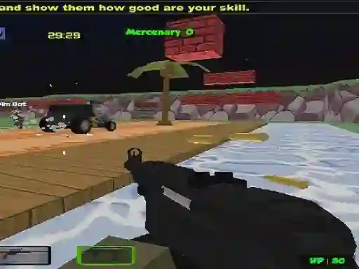 Játék Blocky Combat Strike Zombie Multiplayer online