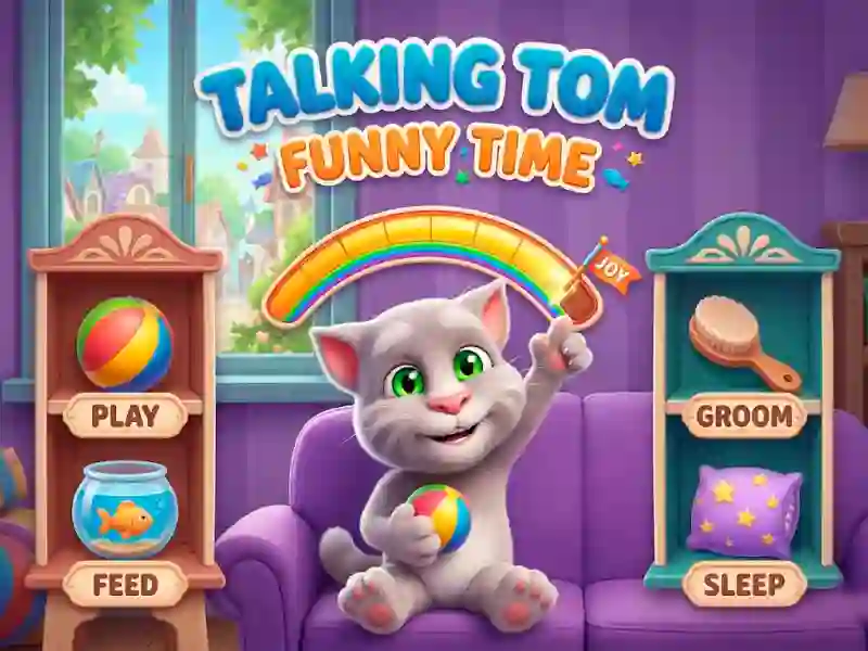Játék Talking Tom Funny Time online