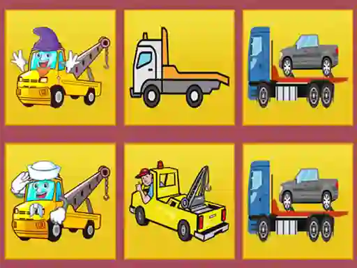 Játék Tow Trucks Memory online