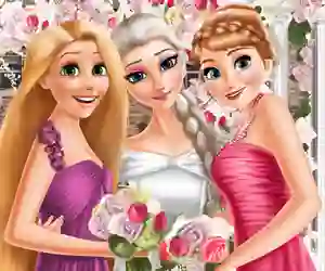 Játék Eliza and princesses wedding online