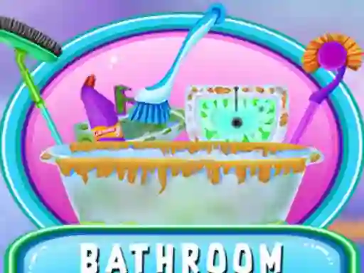 Játék Bathroom Clean Up online