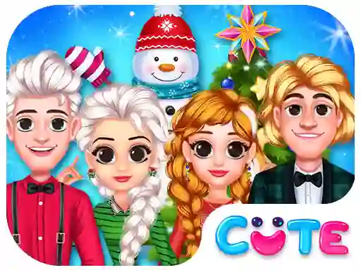Játék Frozen Princess Christmas Celebration online