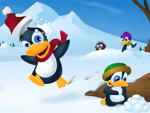 Játék Cute Penguin Slide online