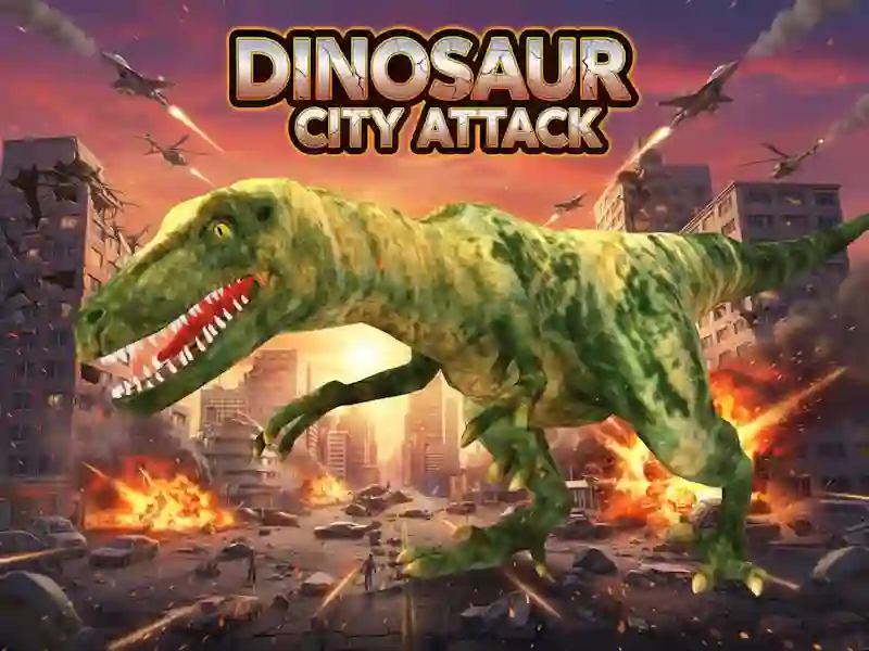 Játék Dinosaur City Attack online
