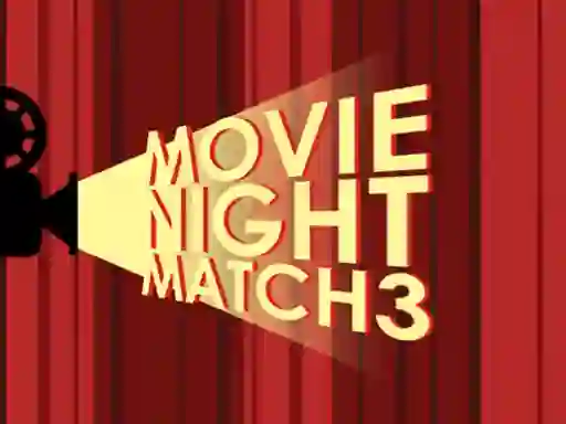 Játék Movie Night Match 3 online